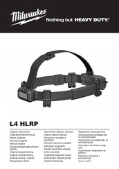 Milwaukee L4 HLRP Manual Original