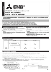 Mitsubishi Electric MLP-448WU Manual De Instalación