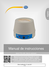 PCE Instruments PCE-HM 5000 Manual De Instrucciones