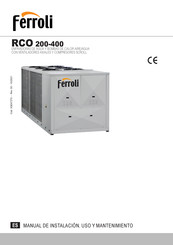 Ferroli RCO 200 Manual De Instalación, Uso Y Mantenimento