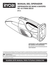 Ryobi P711 Manual De Instrucciones