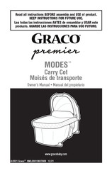 Graco premier MODES Carry Cot Manual Del Propietário