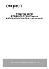 Exquisit KGC-265-50-NF-050E Manual De Instrucciones De Uso