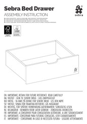 sebra Bed Drawer Instrucciones De Montaje