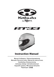 Kabuto RT33 Manual De Instrucciones