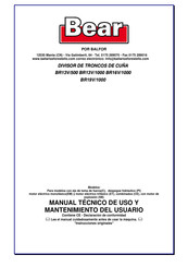 Bear BR16V/1000 Manual Tecnico