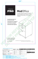 realspace PRO ModOffice 725-019 Instrucciones De Montaje