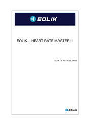 EOLIK HEART RATE MASTER III Guía De Instrucciones