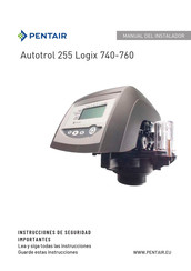 Pentair Autotrol 255 Logix 740 Manual Del Instalador