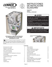 Lennox SL280UH080NV48B Manual De Instrucciones