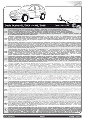 ECS Electronics DA-014-BB Instrucciones De Montaje