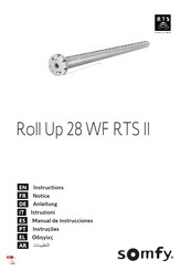 SOMFY Roll Up 28 WF RTS II Instrucciones