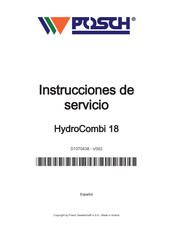 Posch HydroCombi 18 Instrucciones De Servicio