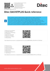 DITEC DAS107PLUS Referencia Rápida