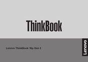 Lenovo ThinkBook 16p Gen 2 Guia De Inicio Rapido