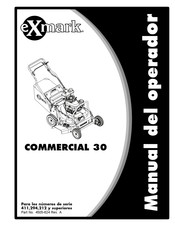 Exmark COMMERCIAL 30 Manual Del Operador