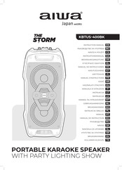 Aiwa THE STORM KBTUS-400BK Manual De Instrucciones