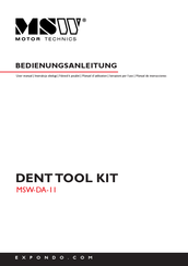 MSW Motor Technics DA-11 Manual De Instrucciones