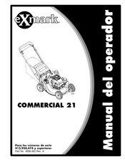 Exmark COMMERCIAL 21 Manual Del Operador