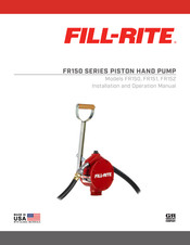 GR FILL-RITE FR150 Serie Manual De Instalación Y Operación