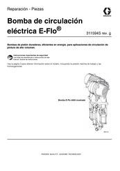 Graco E-Flo 4000 Reparación/Piezas