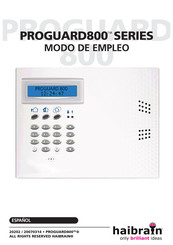 Haibrain PROGUARD800 Serie Modo De Empleo