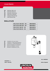 Lincoln Electric WALLFLEX 2400 CSC - W3 Manual De Instalación Y De Uso