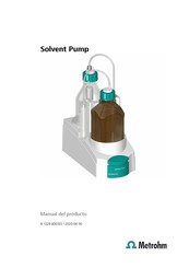 Metrohm Solvent Pump Manual Del Producto