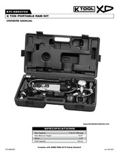 K Tool International KTI-XD63703 Manual Del Propietário