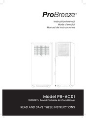 ProBreeze PB-AC01 Manual De Instrucciones