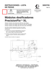 Graco PrecisionFlo XL Instrucciones - Lista De Piezas