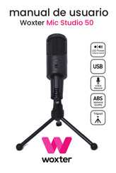 WOXTER Mic Studio 50 Manual De Usuario