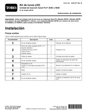 Toro 08740 Instrucciones De Instalación