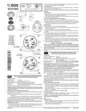 System Sensor ECO1003 Manual De Instrucciones