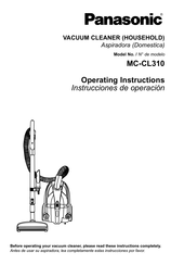 Panasonic MC-CL310 Instrucciones De Operación