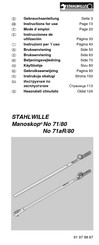 Stahlwille Manoskop No 71/80 Instrucciones De Utilizacion