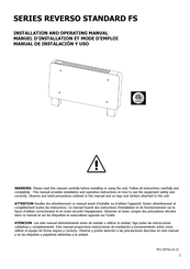 ZYMBO REVERSO STANDARD FS Serie Manual De Instalacion Y Uso