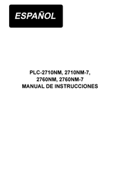 JUKI PLC-2760NM-7 Manual De Instrucciones