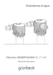 Grunbeck BOXER KX 1 Manual De Instrucciones