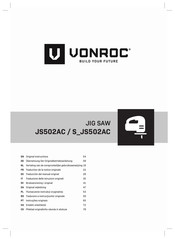 VONROC JS502AC Traducción Del Manual Original