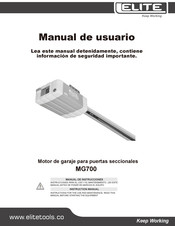 Elite MG700 Manual De Usuario