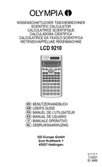 Olympia LCD 9210 Manual De Usuario