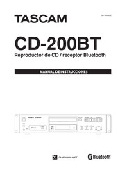 Tascam CD-200BT Manual De Instrucciones