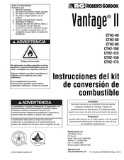 Roberts Gordon Vantage II CTH2-40 Manual De Instrucciones