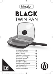 Livington Black TWIN PAN Instrucciones De Uso