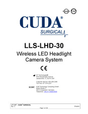 Cuda surgical LLS-LHD-30 Manual Del Usuario