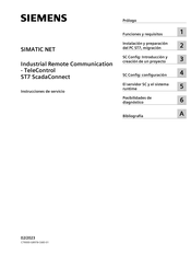 Siemens SIMATIC NET ST7 ScadaConnect Instrucciones De Servicio