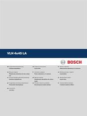 Bosch VLH 4x45 LA Manual Original