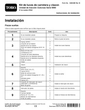 Toro 07542 Instrucciones De Instalación