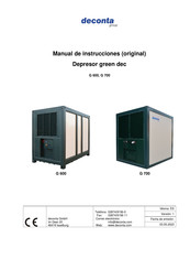 deconta green dec G 600 Manual De Instrucciones